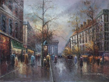 st055D Impressionismus Paris Szenen Ölgemälde